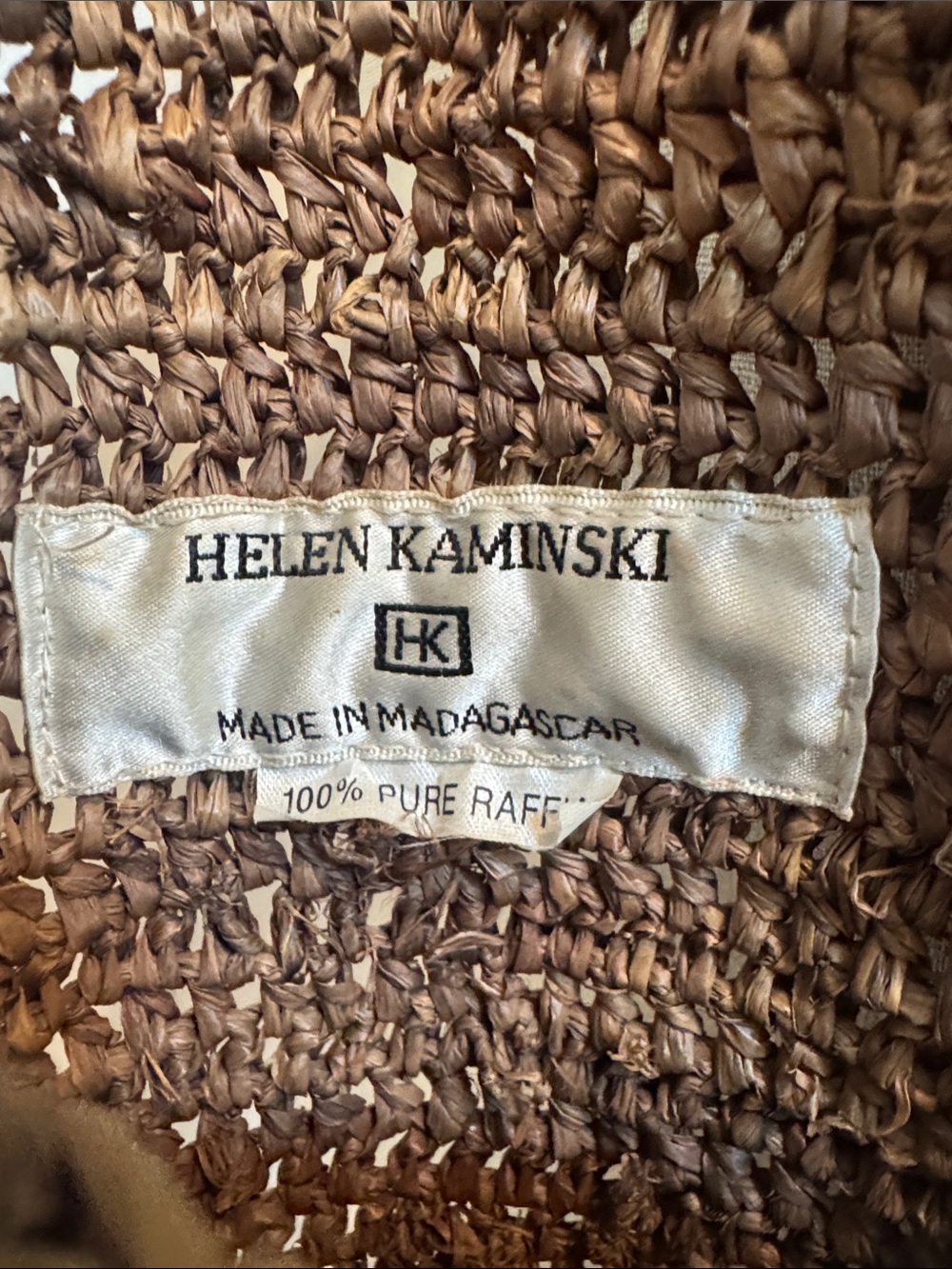Helen Kaminski Raffia Chrochet  Sac Shoulder Tote Bag - Picture 2 of 6